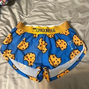 Chicken legs running shorts